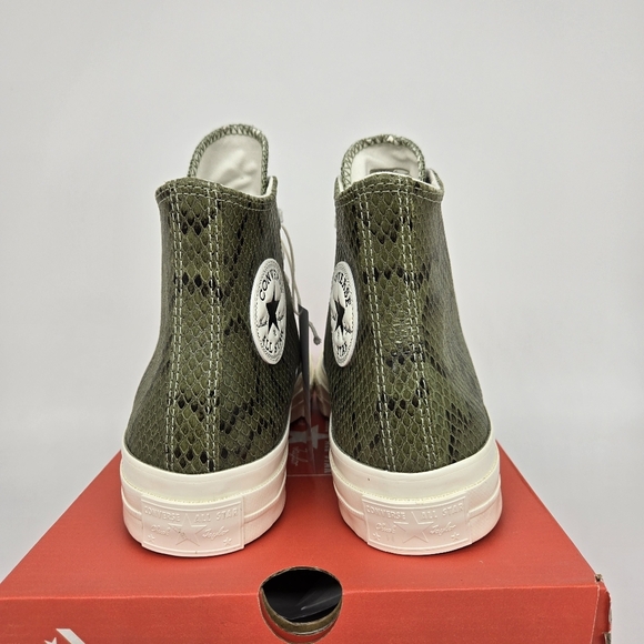 New Converse Chuck 70 Snakeskin Print Light Field Surplus Women's Shoes Size 6 - Picture 4 of 8